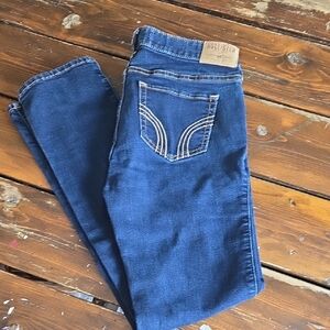 Hollister Women's Dark Blue Skinny Jeans